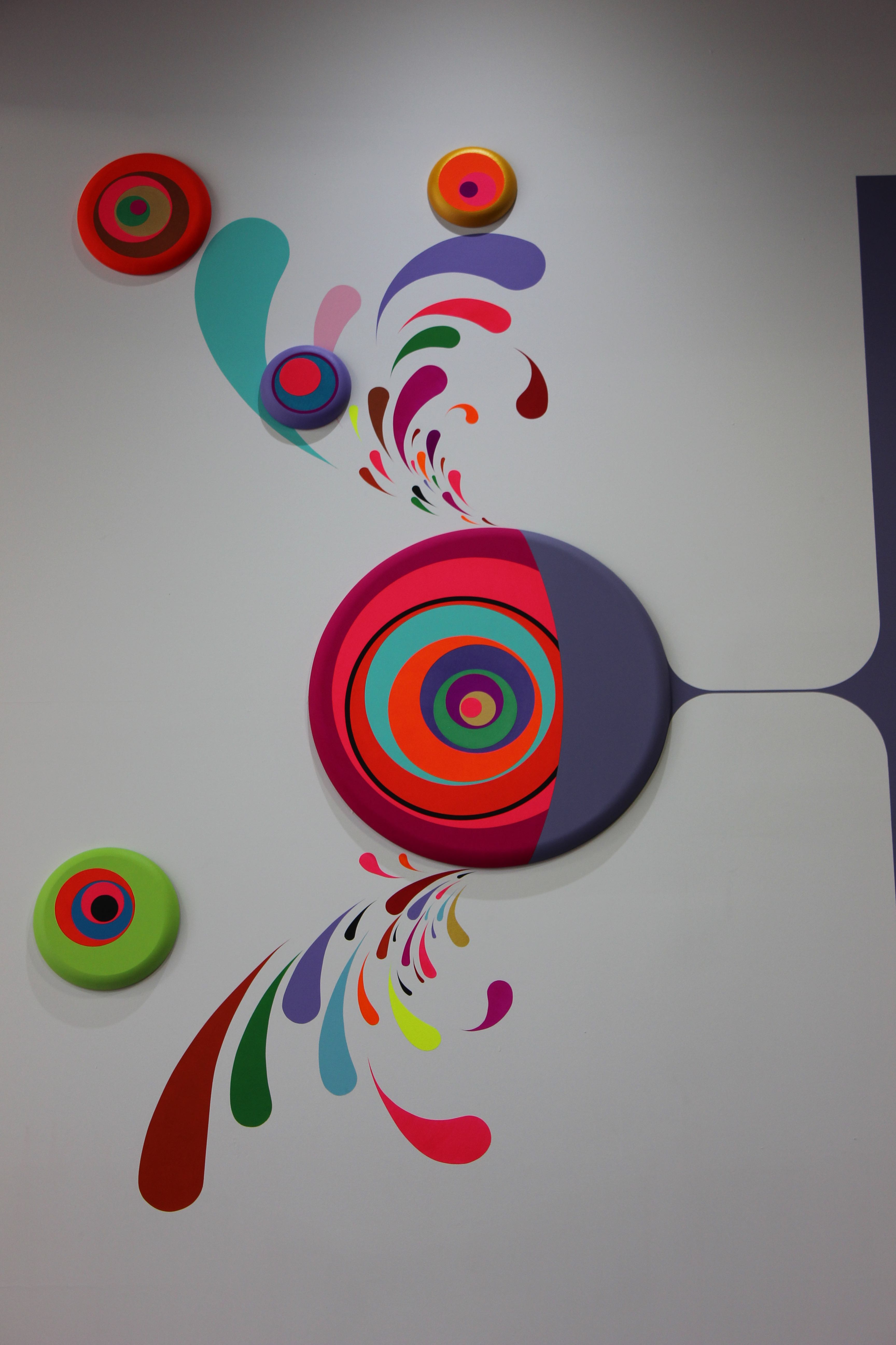 Circle art installation 4